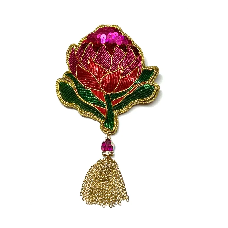 statement brooch for women bold look -Sparkle all the Way - Brooch