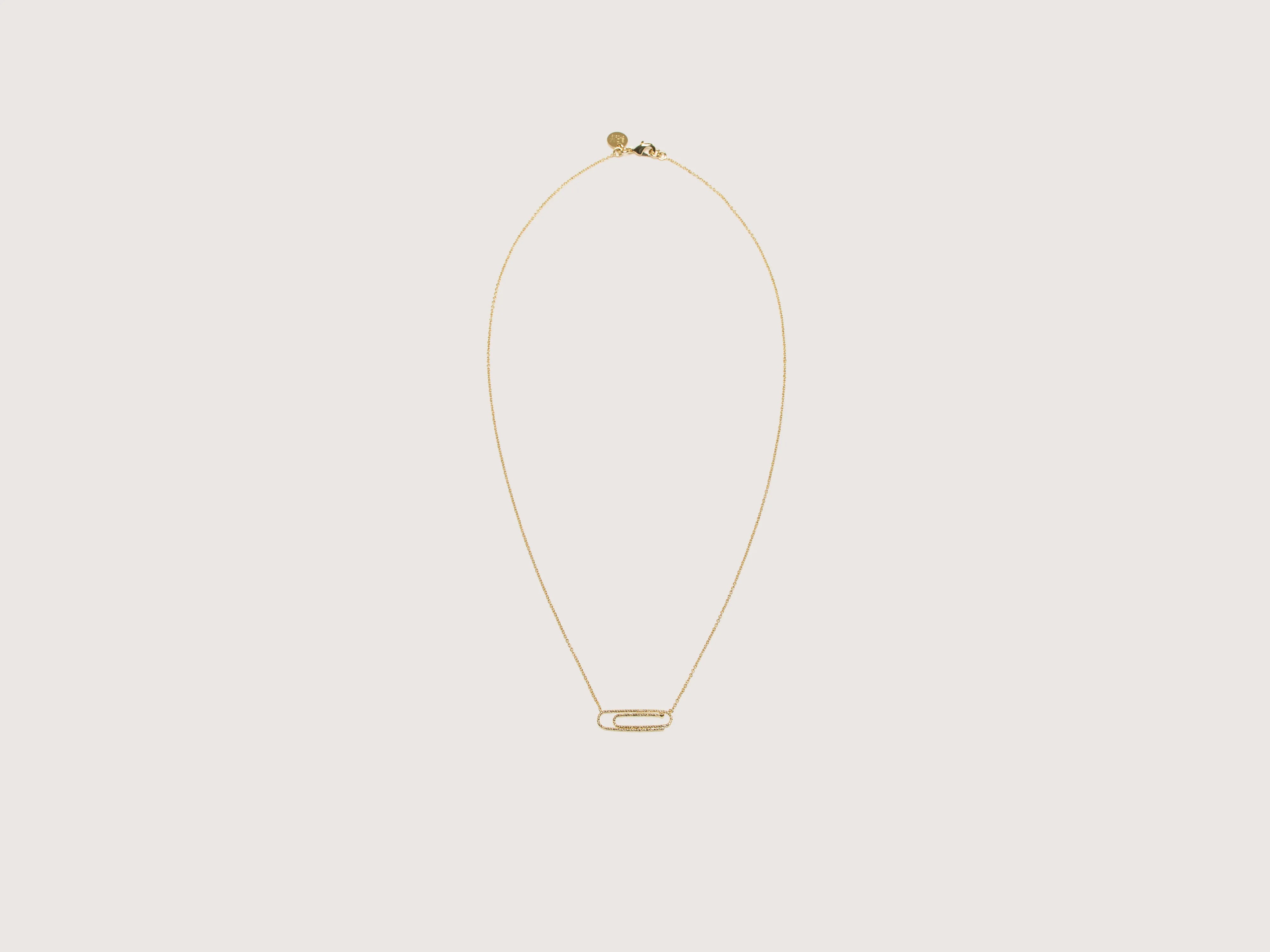 hammered texture necklaces for women -Jane Short Necklace (242 / W / GOLD)