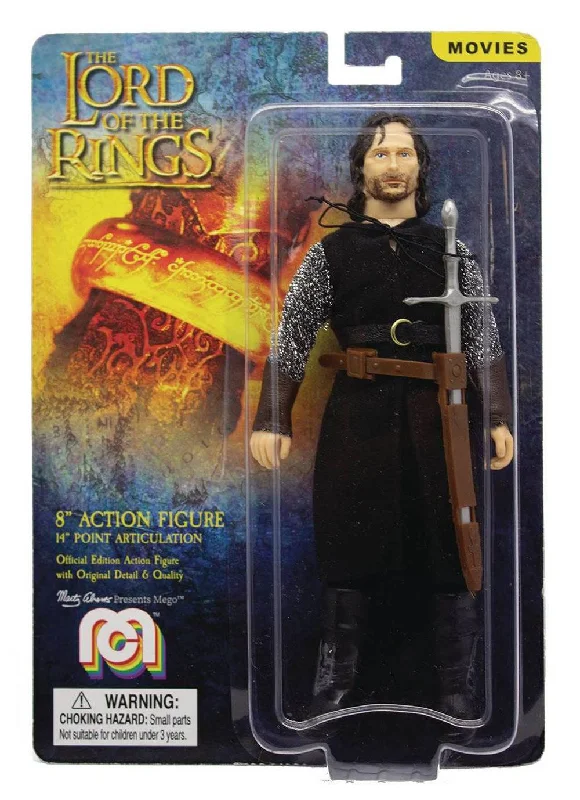 Ladies sandy shell rings -Lord of the Rings Action Figure Aragorn 20 cm