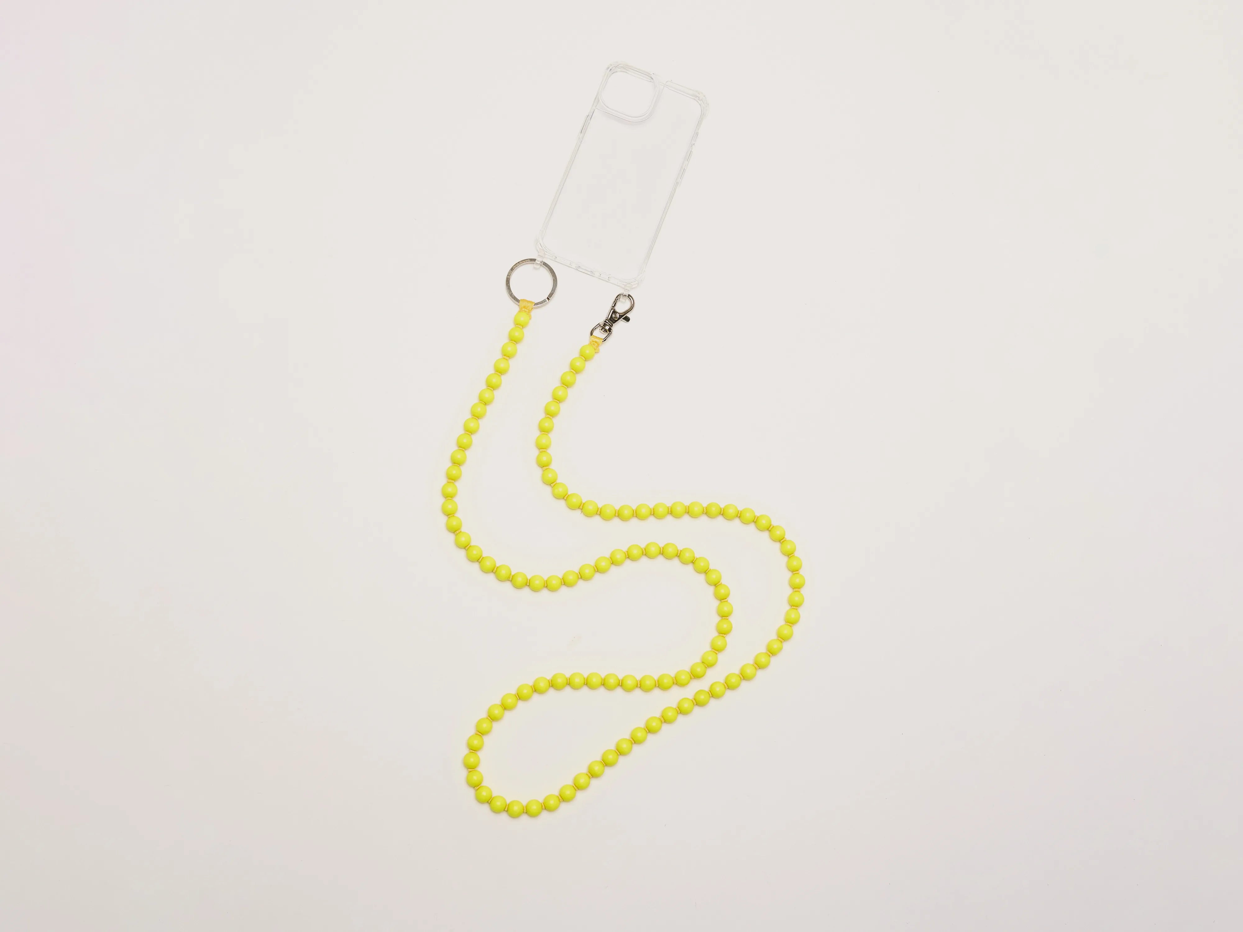 beaded chain necklaces for women -Handykette iPhone 15 Necklace (242 / W / NEON)