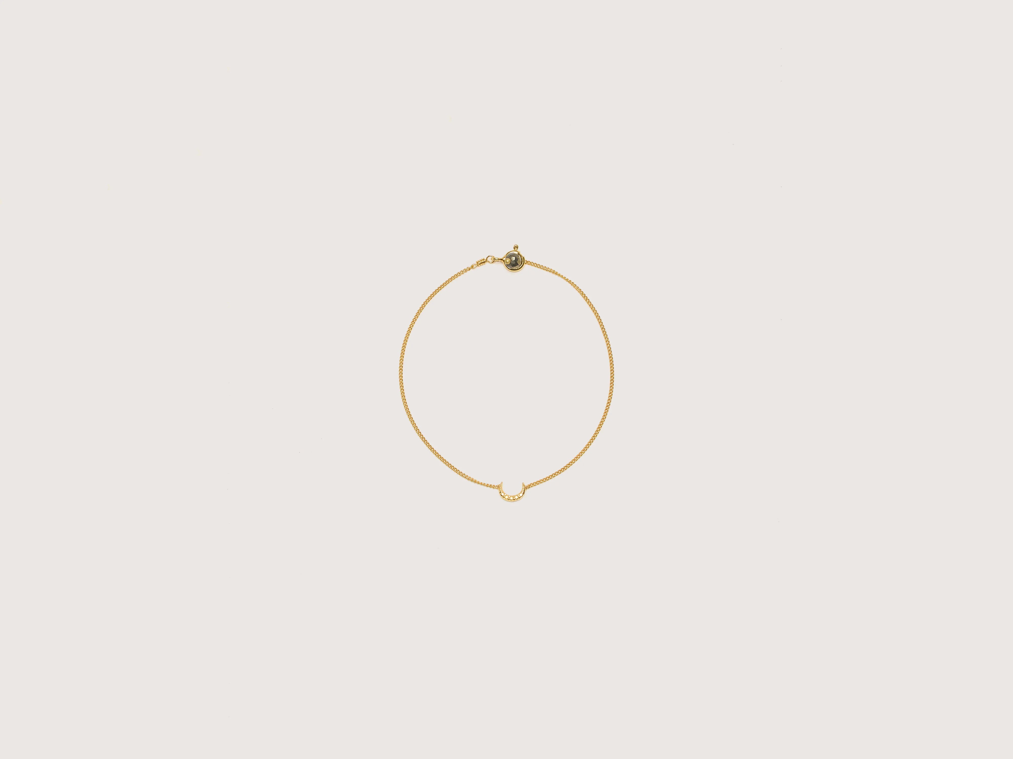 trendy minimalist bracelets for ladies -Lune Bracelet (242 / W / GOLD)