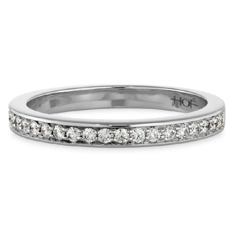 Ladies shining silver rings -0.22ct Enticement Round Brilliant Cut Diamond Channel Set 18ct White Gold Eternity Ring