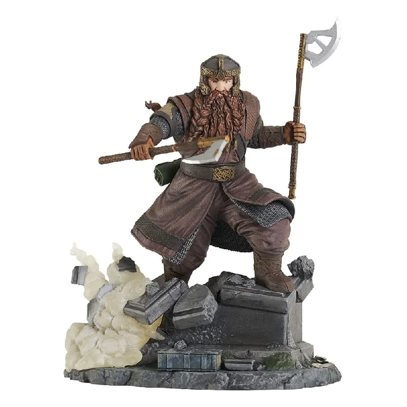 Ladies travel charm rings -Lord of the Rings Deluxe Gallery PVC Statue Gimli 20 cm