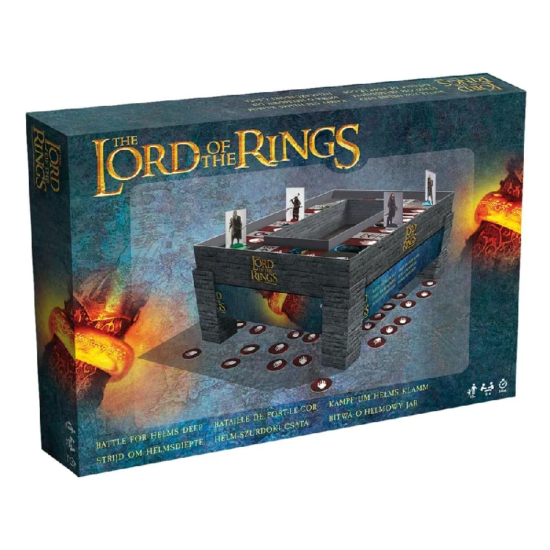 Ladies boxy square rings -Lord of the Rings Board Game Battle for Helms Deep