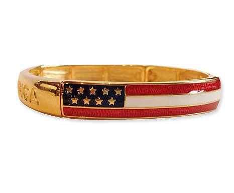 leaf design bracelets for women -God Bless America Bracelet