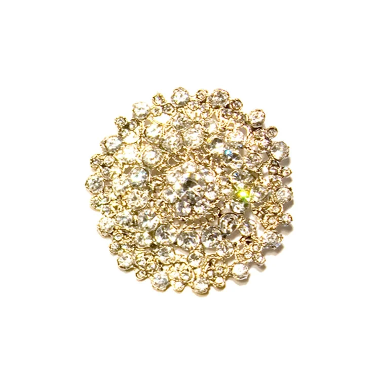 pearl accent brooch for women -Glam Fabric Grand Silver Brooch