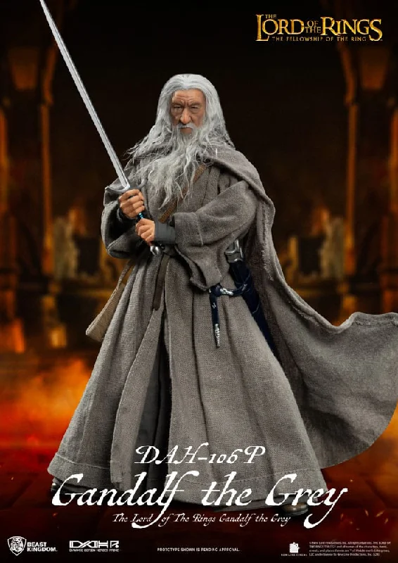 Ladies lone stone rings -Lord of the Rings Dynamic 8ction Heroes Action Figure 1/9 Gandalf the Grey 21 cm