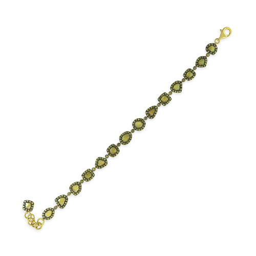 ladies tennis bracelets with diamonds -Yellow Diamond Bracelet