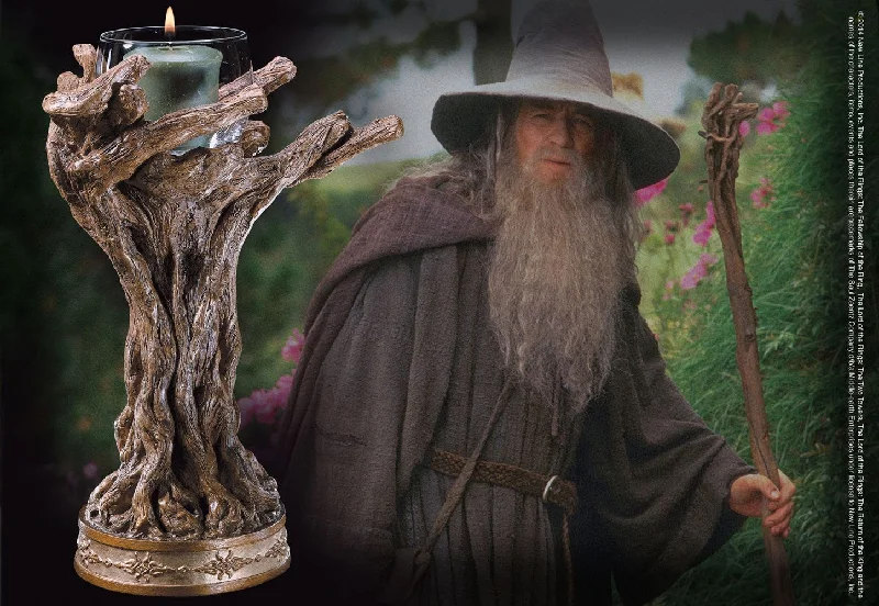 Ladies fun charm rings -Lord of the Rings Candle Holder Gandalf the Grey 23 cm