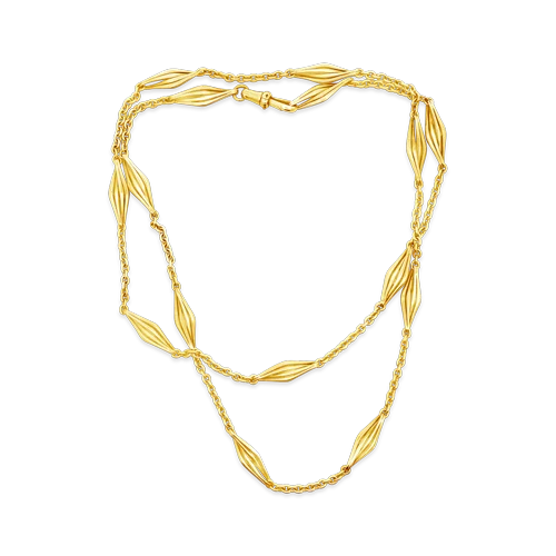 twisted chain necklaces for women -Gold Estate Chain Necklace