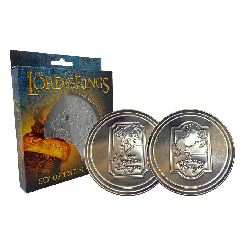 Ladies cure charm rings -The Lord of the Rings Coaster 4-Pack Green Dragon