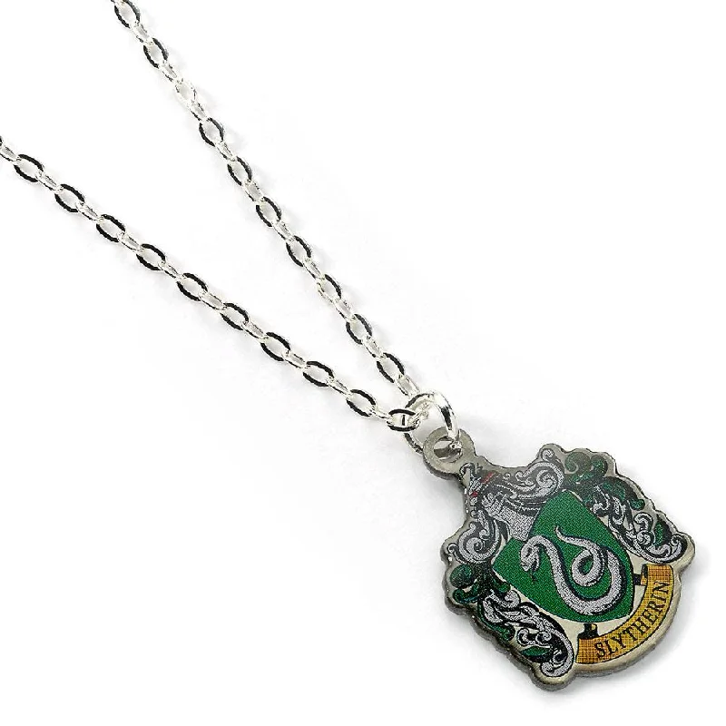 linked chain necklaces for women -Harry Potter Pendant & Necklace Slytherin (silver plated)