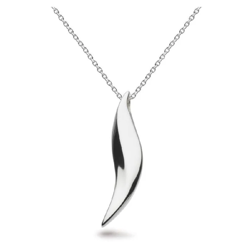 modern choker necklaces for women -Silver Bevel Edge Necklace