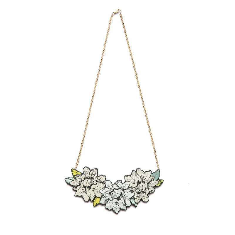 dotted pattern necklaces for women -BLOSSOM POSY . necklace