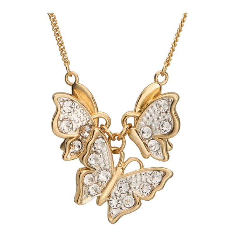 pearl necklaces for women classic look -Wicked Replica 1/1 Glinda's Butterfly Necklace (gold-plated)