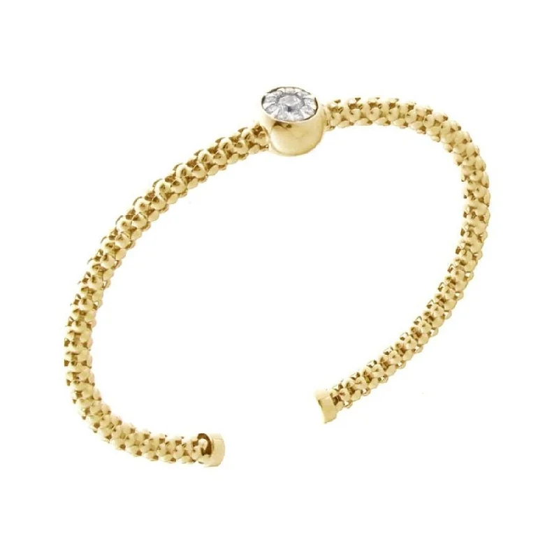 gold starburst bracelets for women -18ct Yellow Gold Diamond Cluster Stretch Bangle