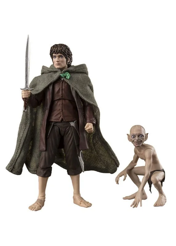 Ladies sun glow rings -Lord of the Rings S.H. Figuarts Action Figures Frodo Baggins & Gollum