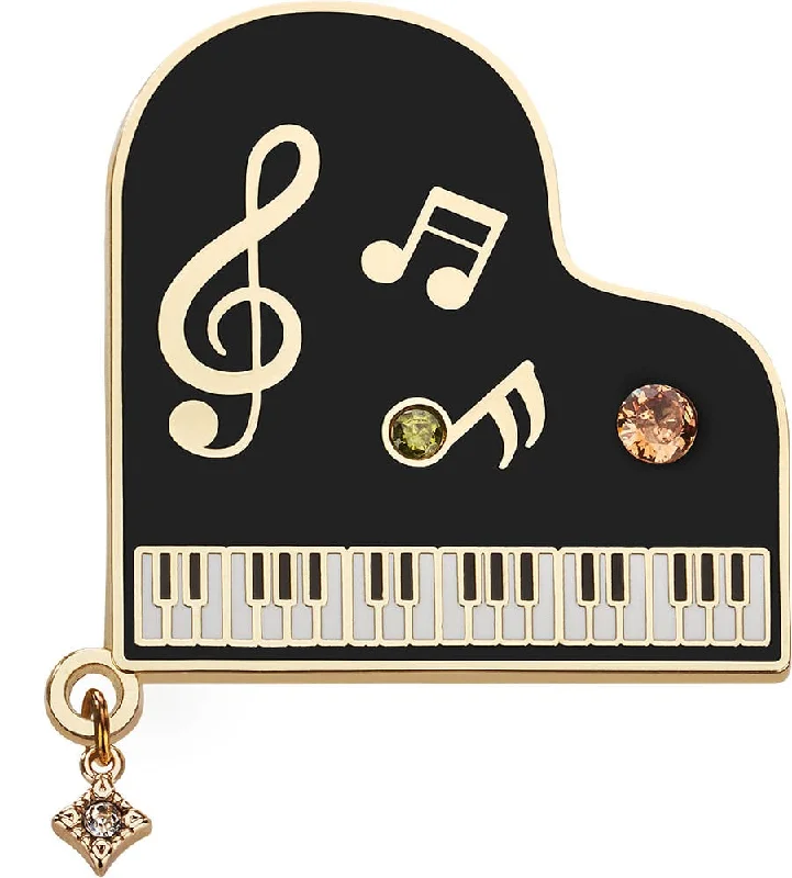 ladies rose gold brooch hearts -Your Lie in April Brooch Piano 7 cm