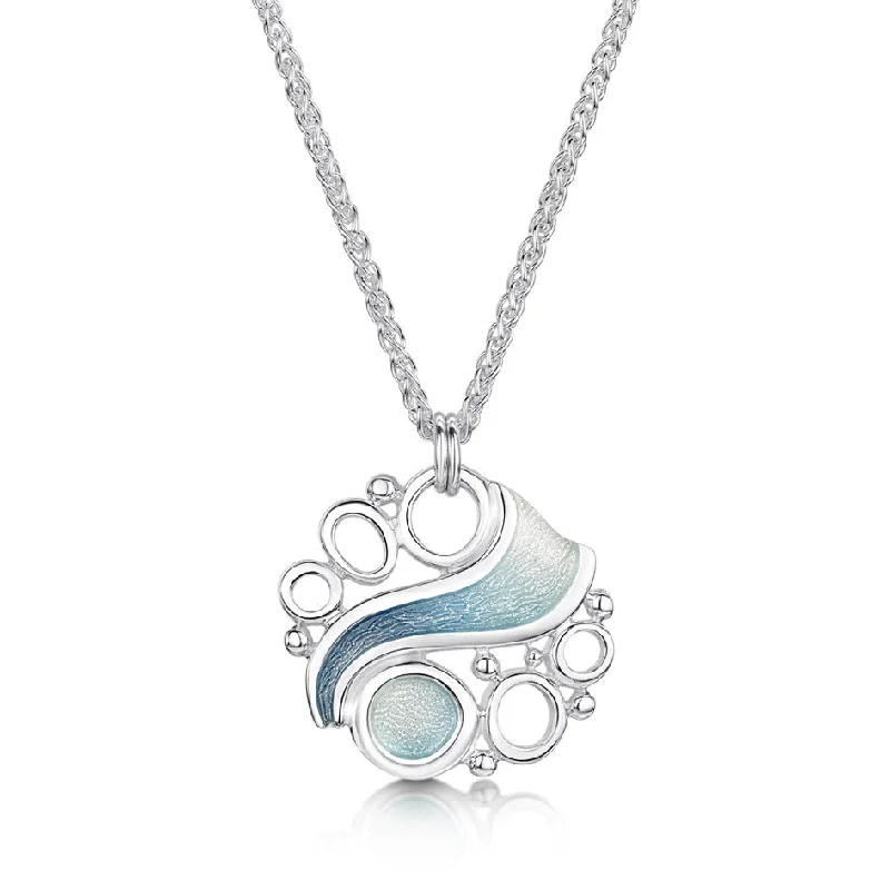 dainty silver necklaces for women -Arctic Stream Necklace