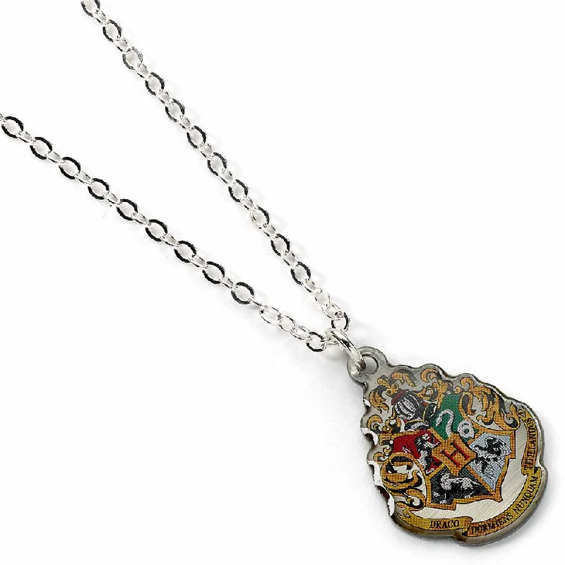 ladies gold necklaces fish pendants -Harry Potter Pendant & Necklace Hogwarts (silver plated)