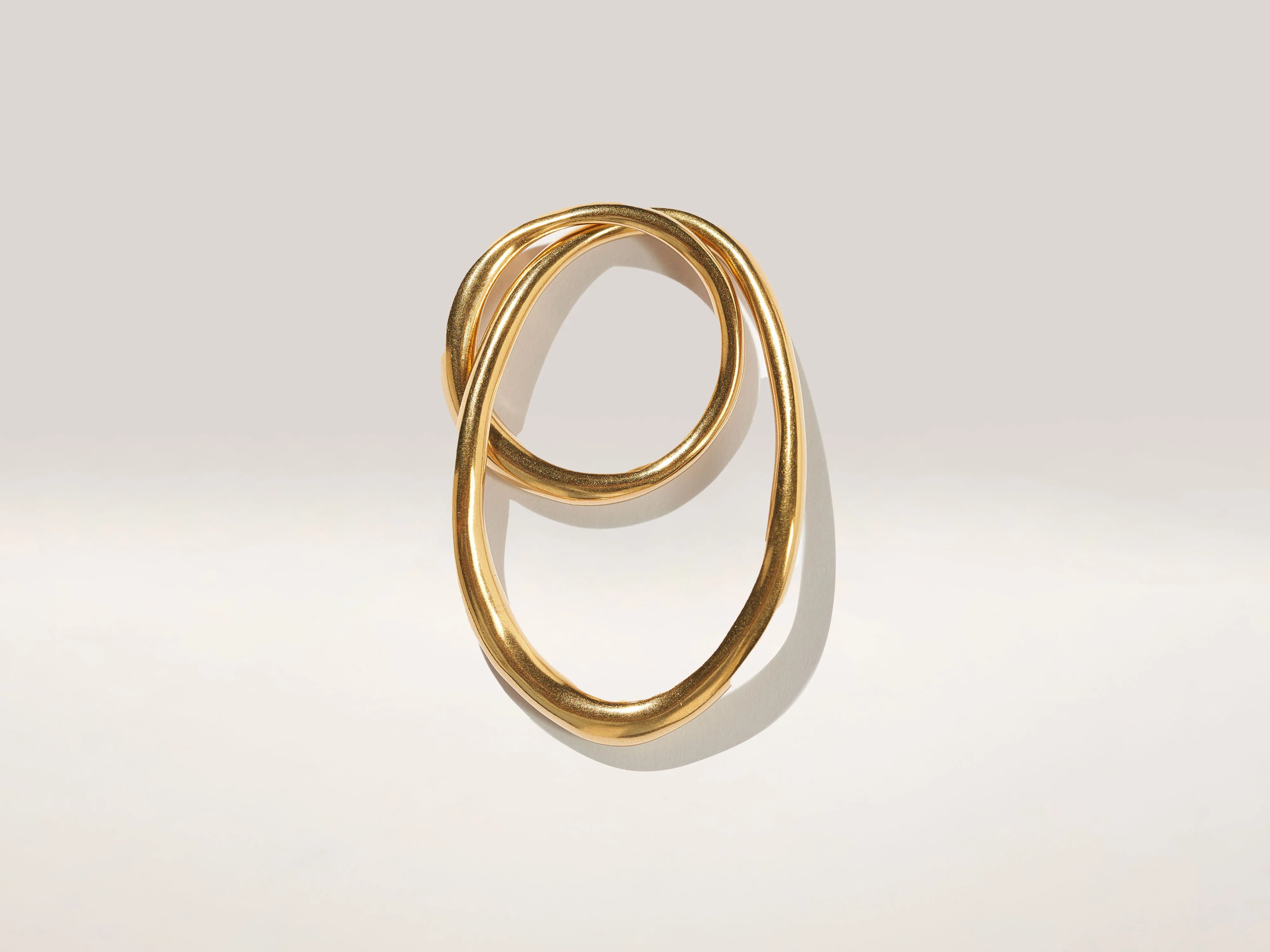 Ladies fitted eternity rings -Duo Ring (242 / W / GOLD)