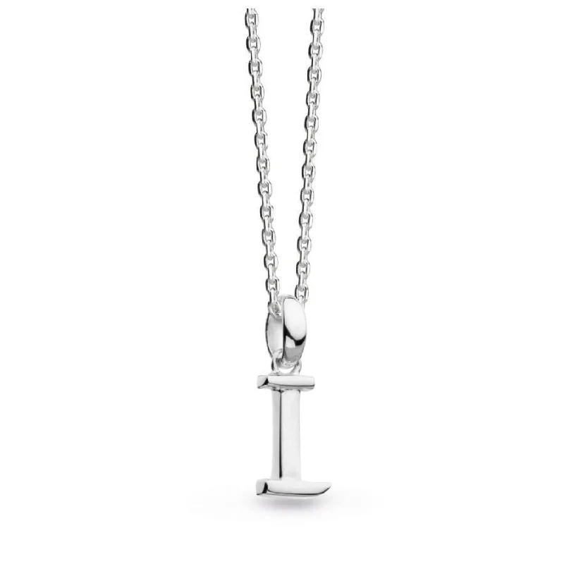 necklaces for women with birthstones -Silver Signature Capital I Necklace