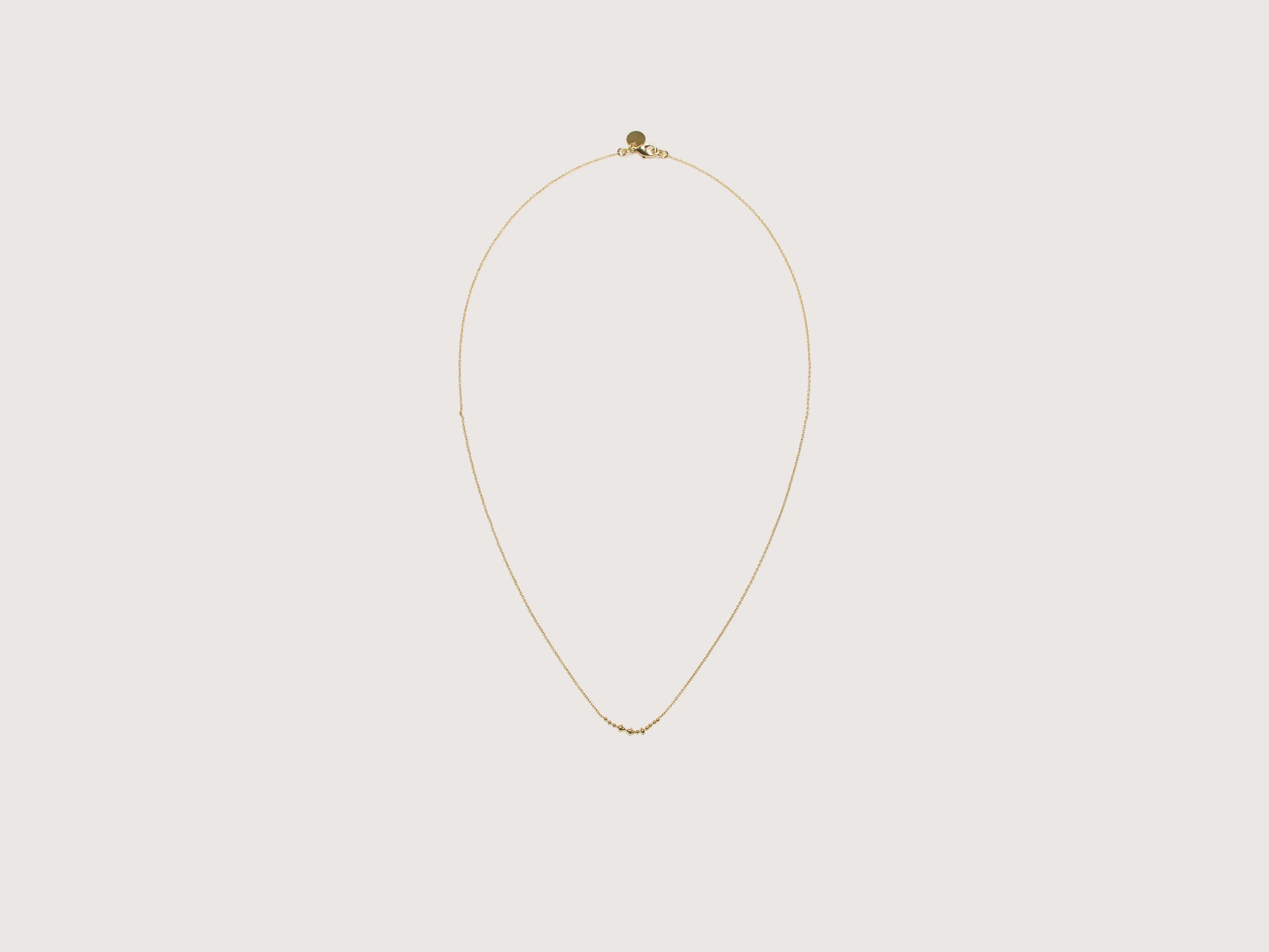 matte silver necklaces for women -Océane Necklace (242 / W / GOLD)