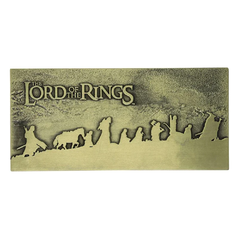 Ladies beast flair rings -Lord of the Rings The Fellowship Plaque Limited Edition