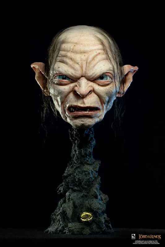 Ladies pointed triangle rings -Lord of the Rings Replica 1/1 Scale Art Mask Gollum 47 cm