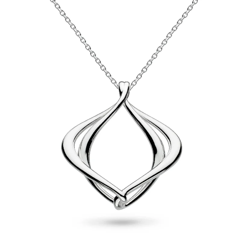 stylish silver necklaces for women online -Silver Alicia Midi Necklace