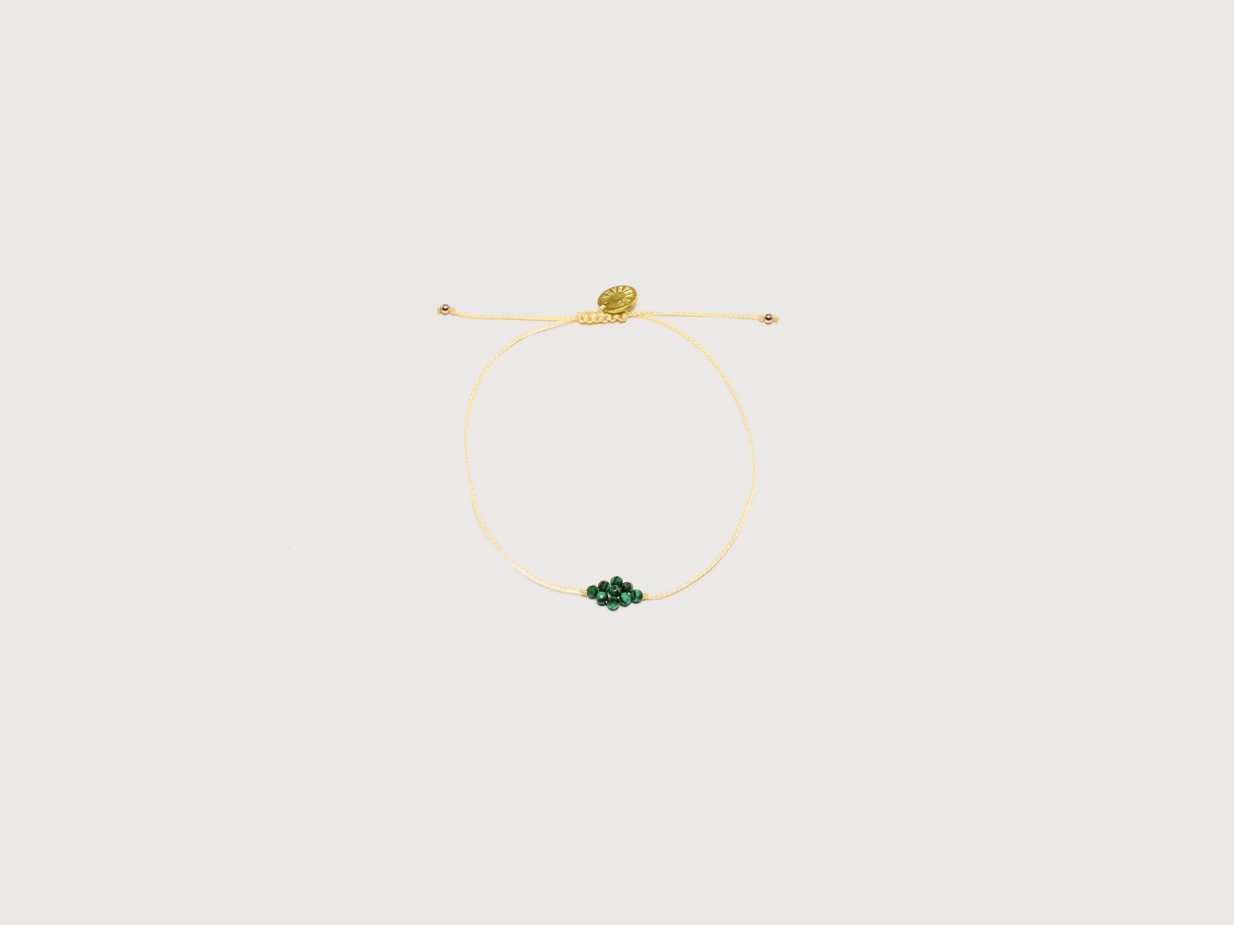 bracelets for women with birthstones -Halley Malachite Bracelet (242 / W / GREEN)