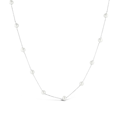 abstract shape necklaces for women -Pearl Necklace