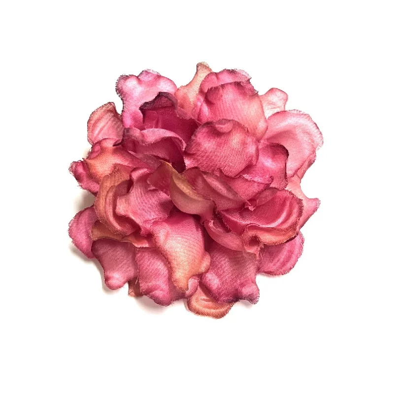 ladies cuff brooch unique style -Empower Flower Brooch -  Hand Dyed Gardenia