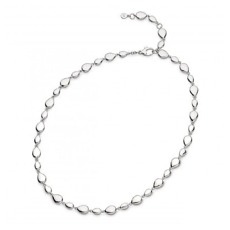 delicate chain necklaces for women -Silver Coast Pebble Linking Pebbles Necklace