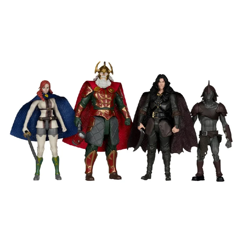 Ladies glowing shimmer rings -The Lord of the Rings: The War of the Rohirrim Action Figures 4-Pack 10 cm