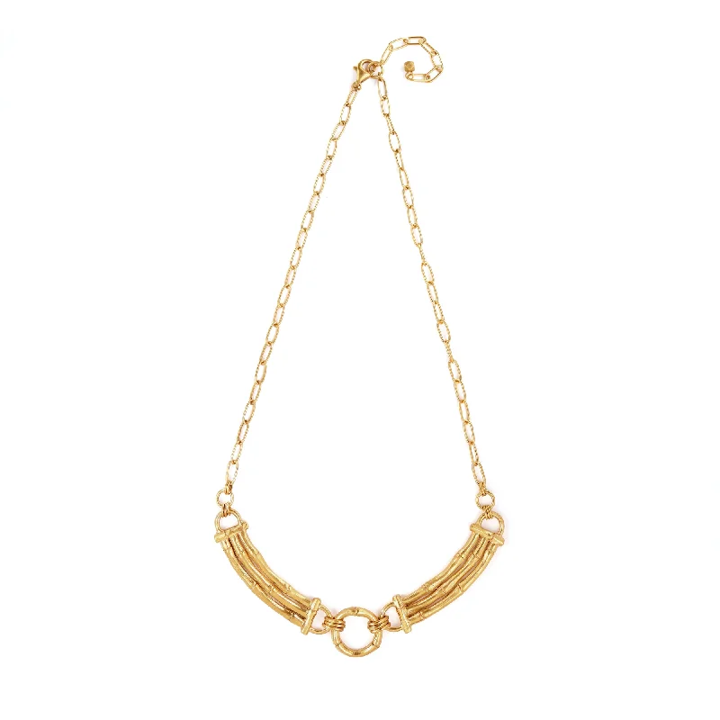 ladies rose gold necklaces vines -LAMOUR  //  BAMBOO . BAR . necklace