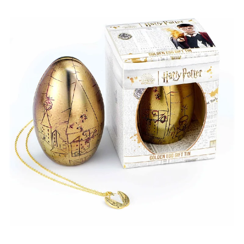 ladies yellow gold necklaces curves -Harry Potter Necklace with Pendant Golden Egg with Gift Box