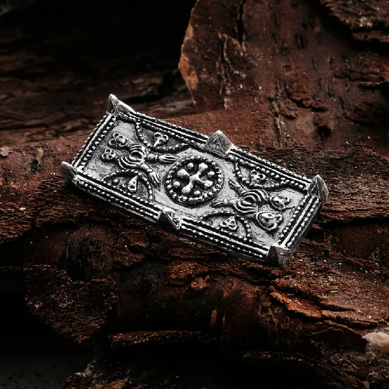 brooch for women with birthstones -Birka Brooch, Bj 539, Silver