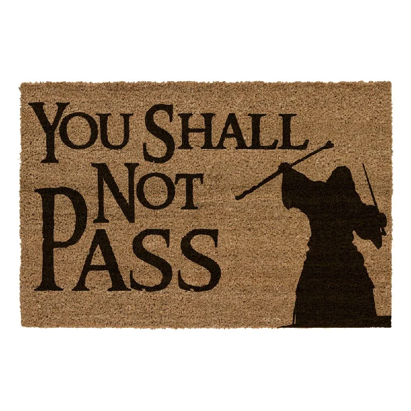 Ladies stylish stack rings -Lord of the Rings Doormat You Shall Not Pass 60 x 40 cm