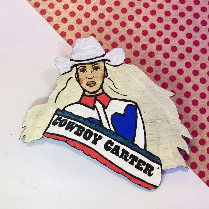 ladies silver brooch turquoise accents -Brooch: Beyoncé - Cowboy Carter