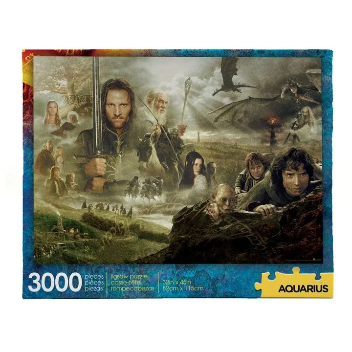 Ladies stone birth rings -Lord of the Rings Jigsaw Puzzle Saga (3000 pieces)