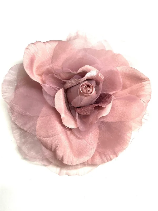 rope design brooch for women -Wild Rose - Silk Brooch