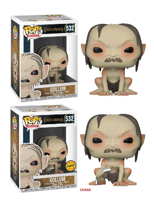 Ladies bud gleam rings -Lord of the Rings POP! Movies Vinyl Figures Gollum 9 cm Assortment (6)