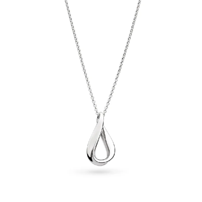 minimalist bar necklaces for women -Silver Serenity Dainty 18" Necklace