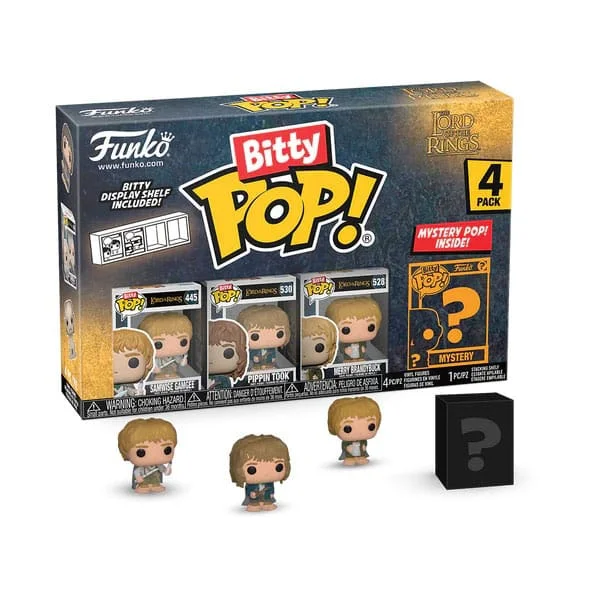 Ladies heartfelt glow rings -The Lord of the Rings Bitty POP! Vinyl Figure 4-Pack Samwise 2,5 cm