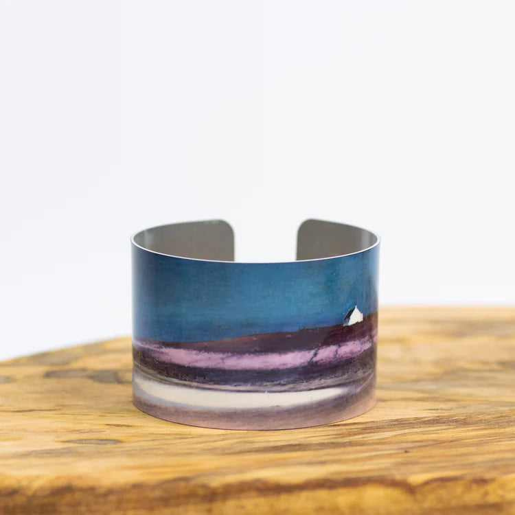 trendy minimalist bracelets for ladies -Isle of Uist Cuff Bangle