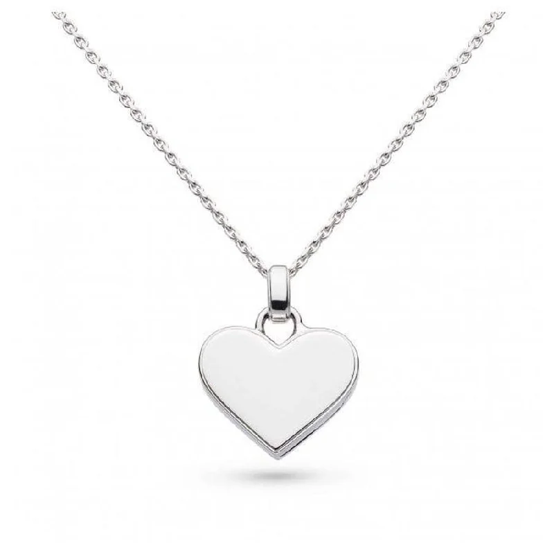 silver moon phase necklaces for women -Silver Revival Heart Locket Necklace