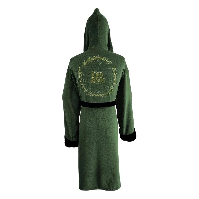 Ladies rising shine rings -Lord of the Rings Fleece Bathrobe Elven Green & Gold