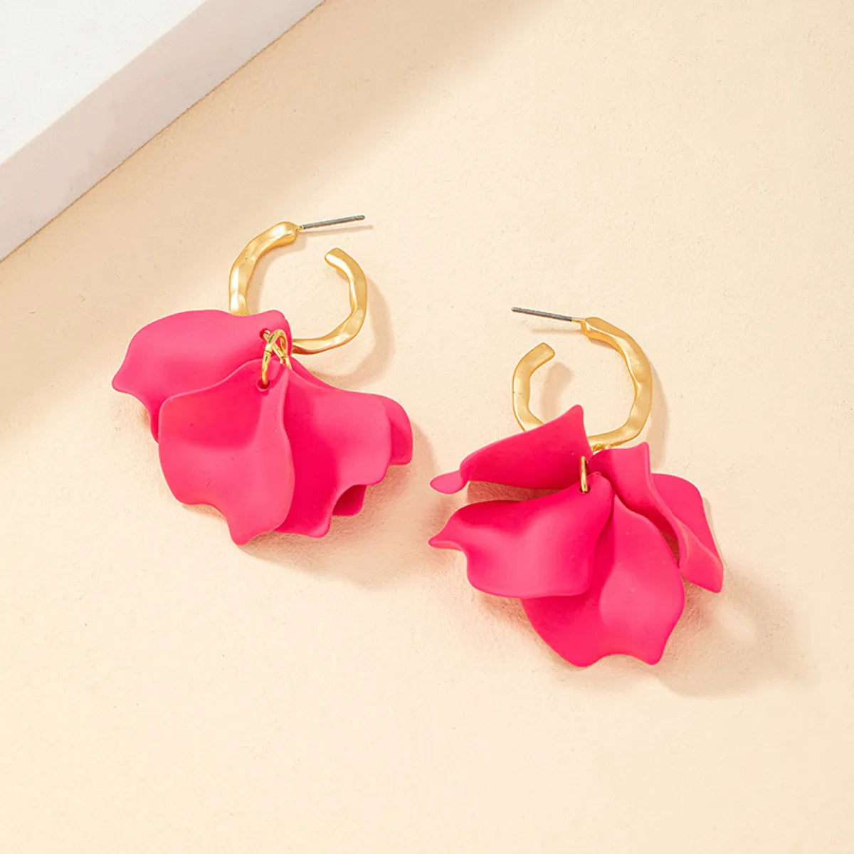 Brilliant Swarovski earrings -Elegant Petal Alloy Plating Women's Earrings