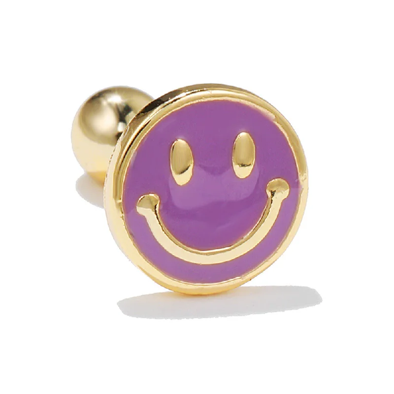 Egd0228 Smiling Face Purple